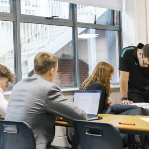 students in the classroom